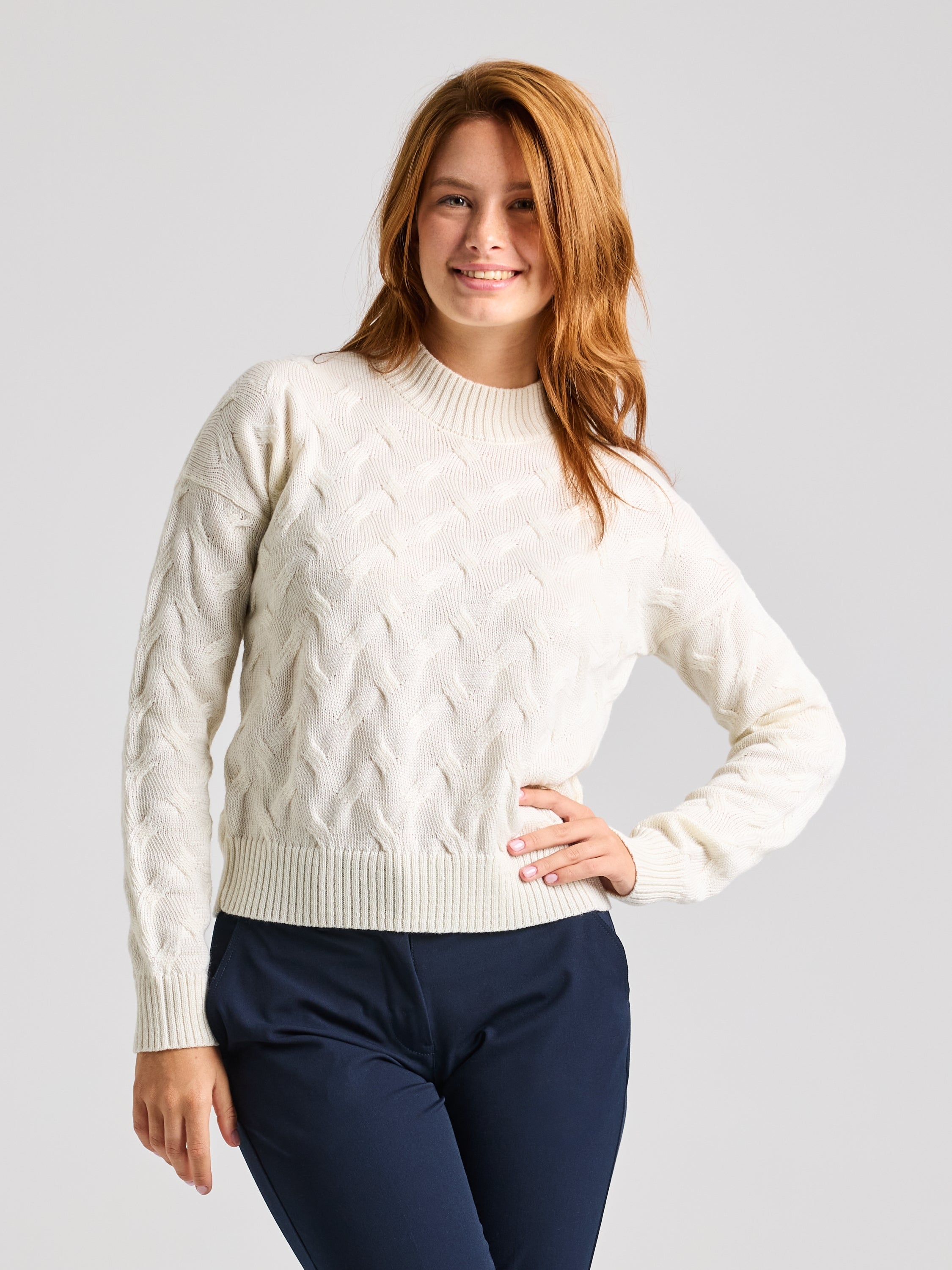 SEAWOOL WOMAN CABLE JUMPER